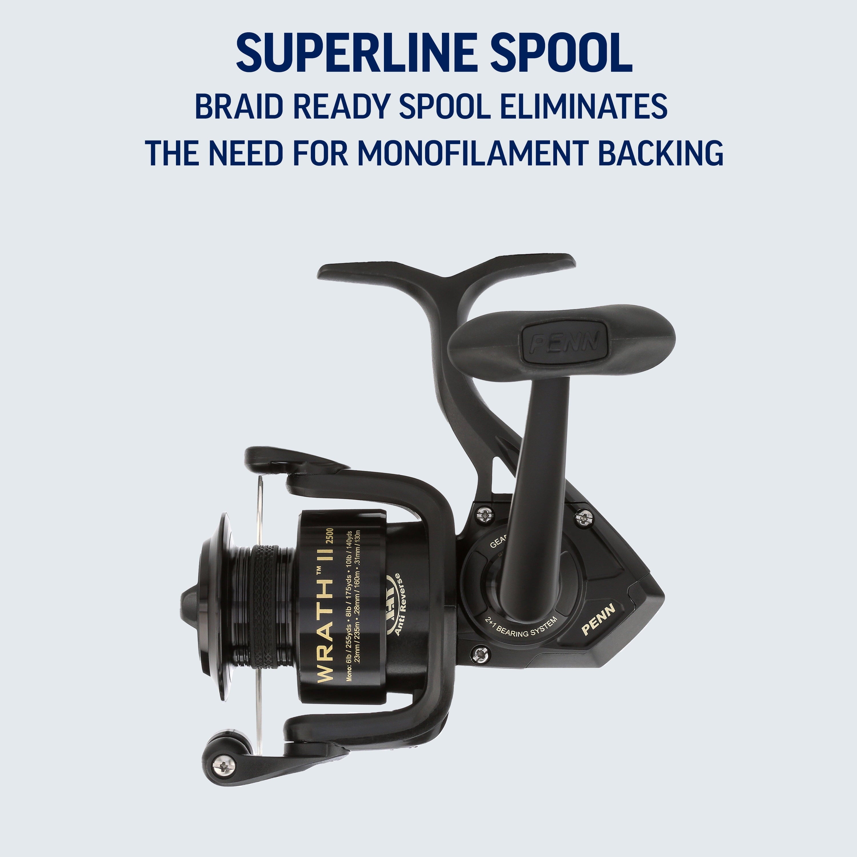 Wrath® II Spinning Reel, 5000 Size Fishing Reel