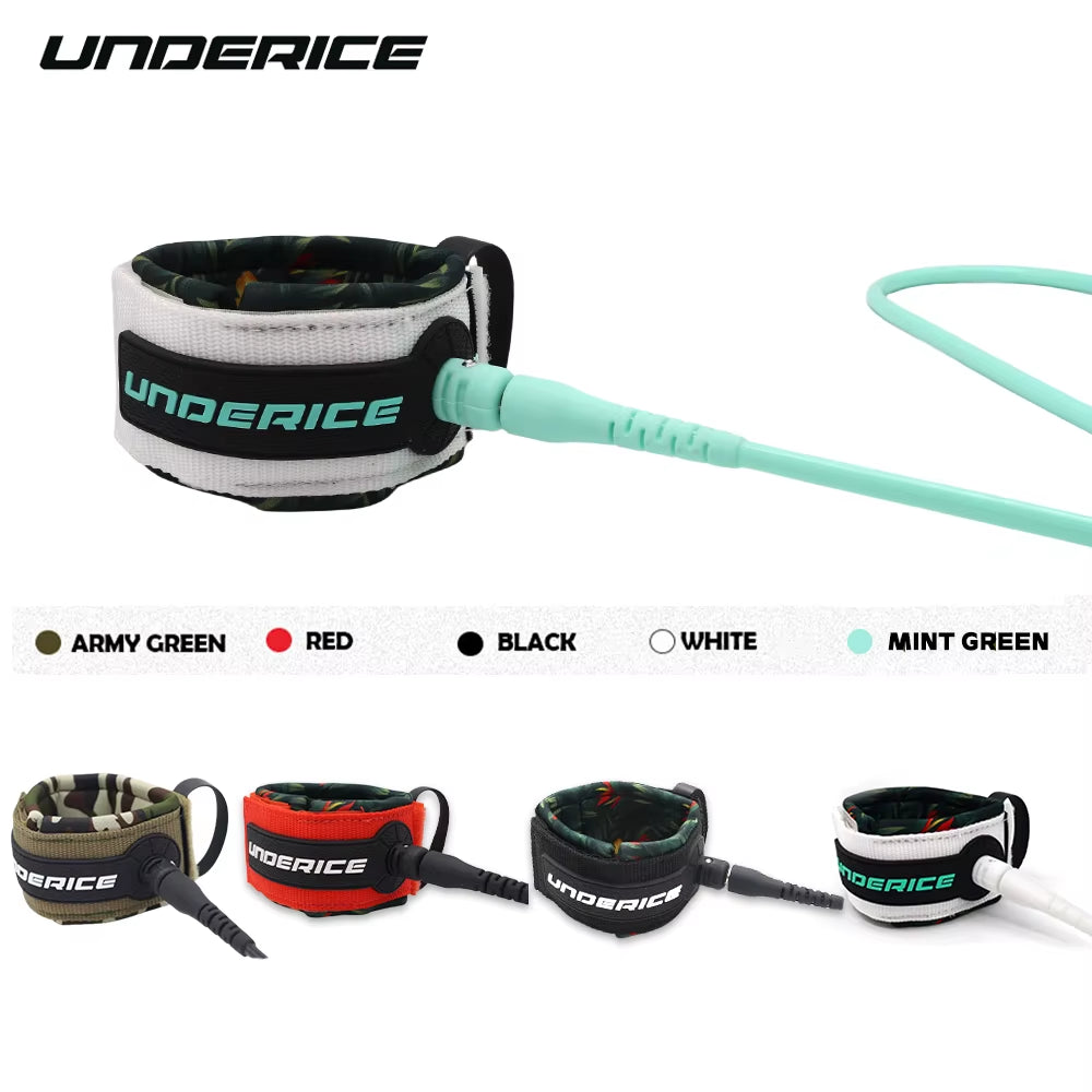 Surf Leash SUP Board 6-10FT Surfboard Leash Surf Leg Rope Surfing Leash for All Surfboard Foot Rope Surf Accessories