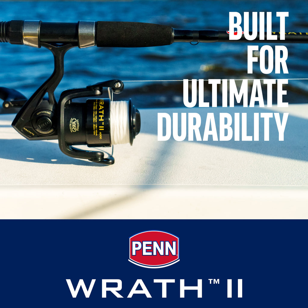 Wrath® II Spinning Reel, 4000 Size Fishing Reel