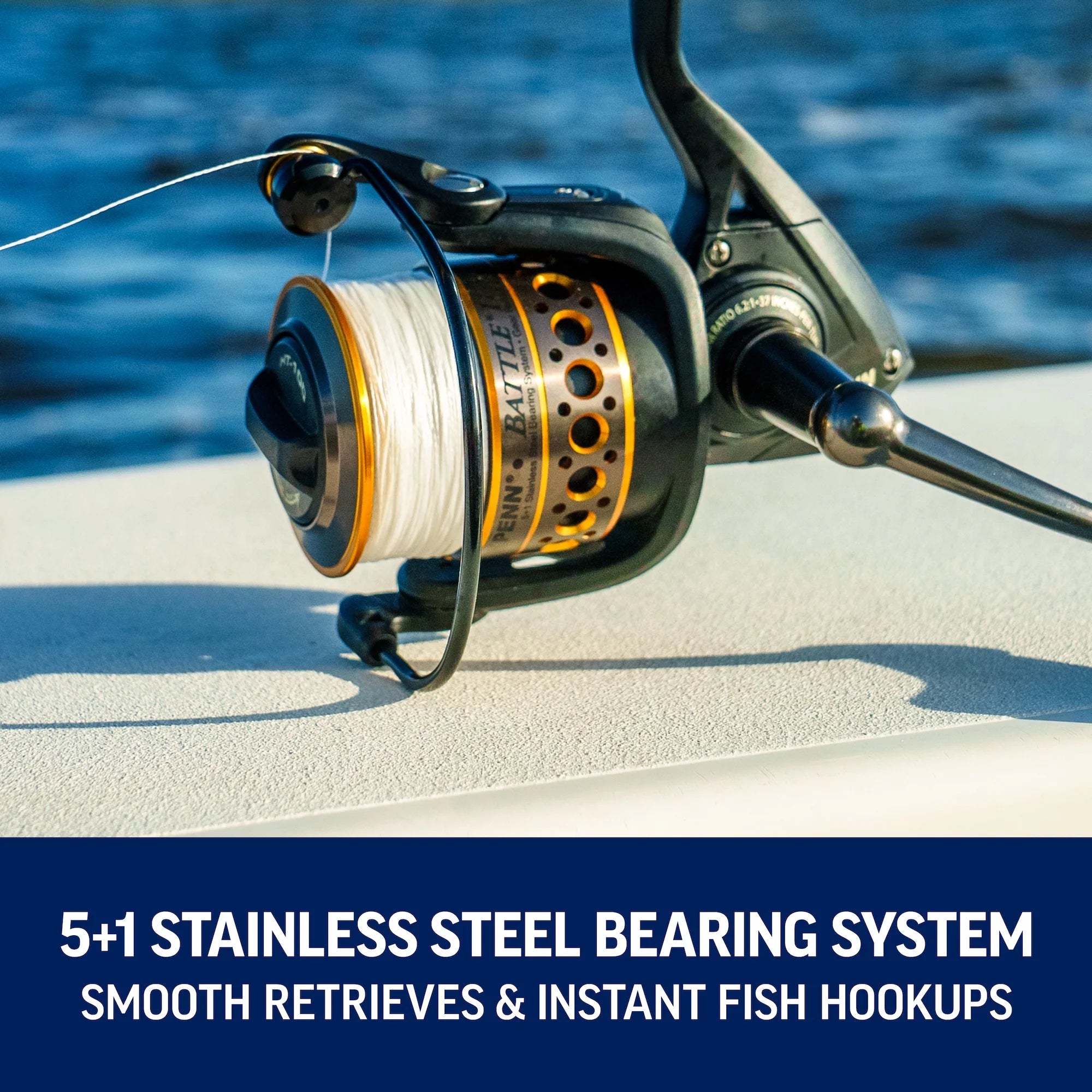 Battle® II Spinning Reel, 2500 Size Fishing Reel