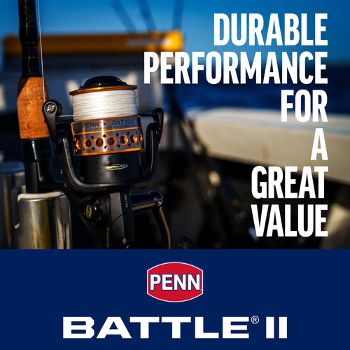 Battle® II Spinning Reel, 2500 Size Fishing Reel