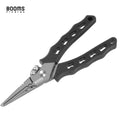 F07 Fishing Pliers Stainless Steel Braid Line Scissors Cutters Crimper Hook Remover Rust-Proof Fishing Gear Tool