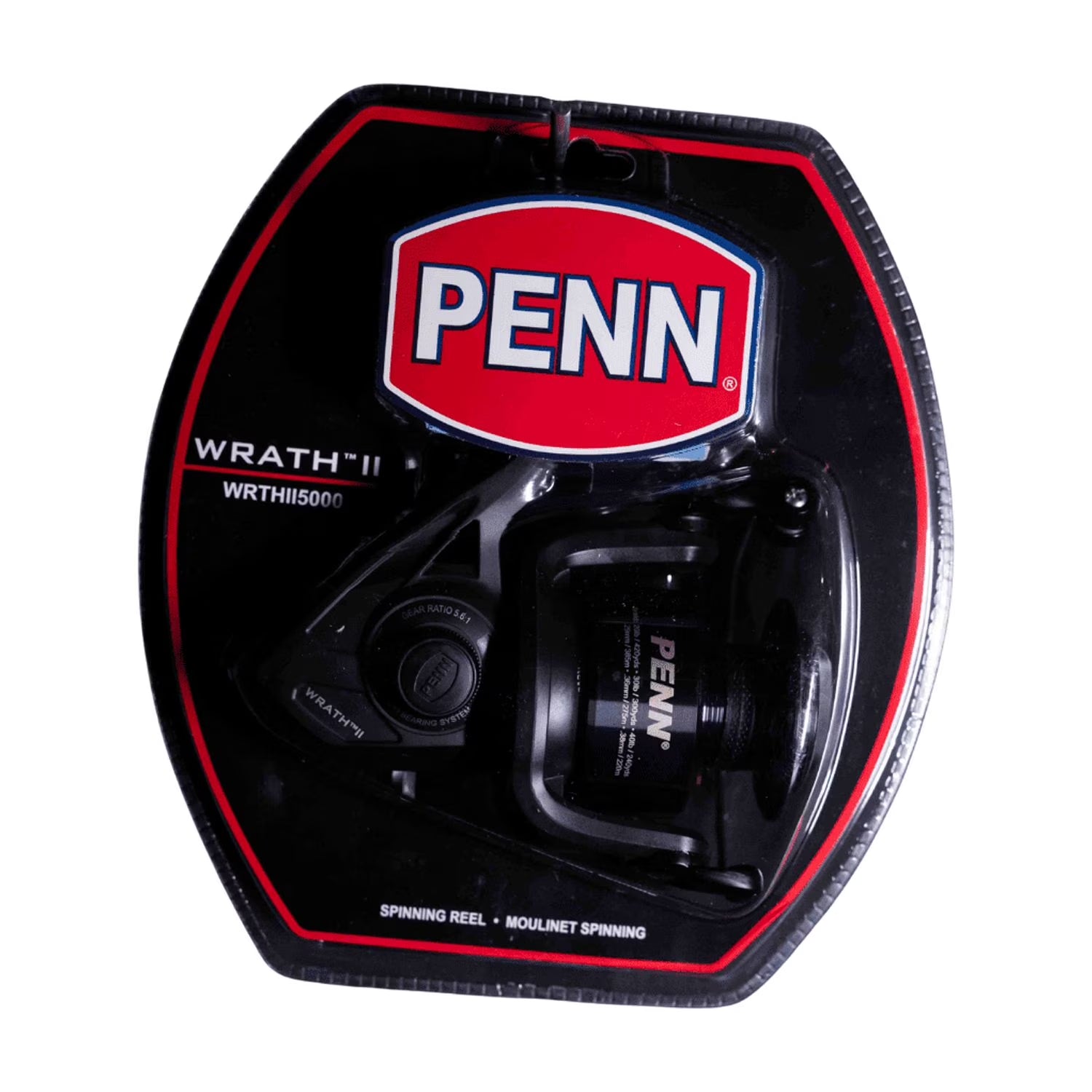 Wrath® II Spinning Reel, 5000 Size Fishing Reel
