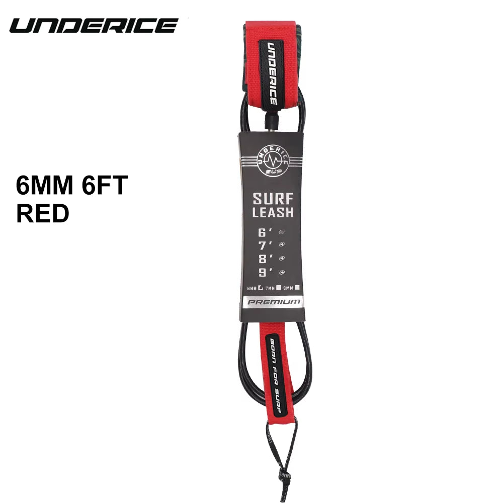 Surf Leash SUP Board 6-10FT Surfboard Leash Surf Leg Rope Surfing Leash for All Surfboard Foot Rope Surf Accessories