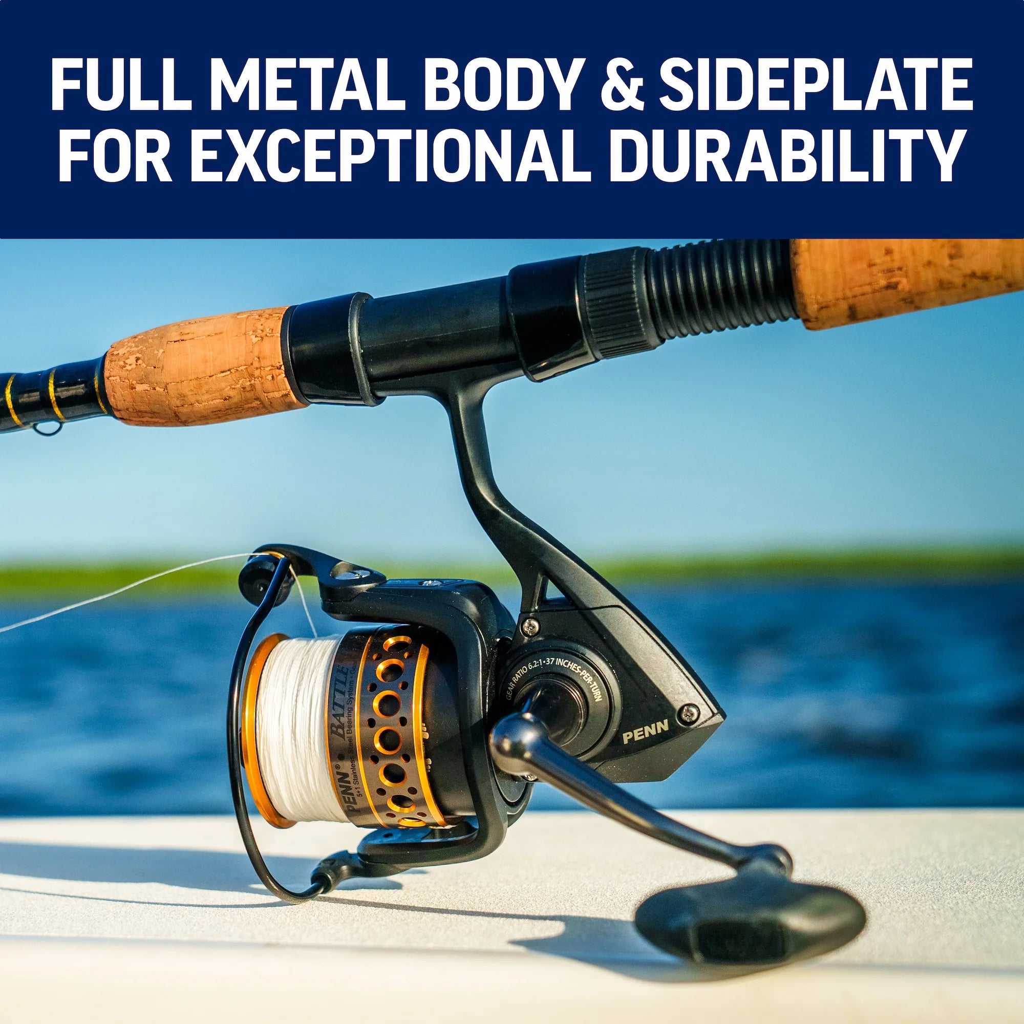 Battle® II Spinning Reel, 2500 Size Fishing Reel