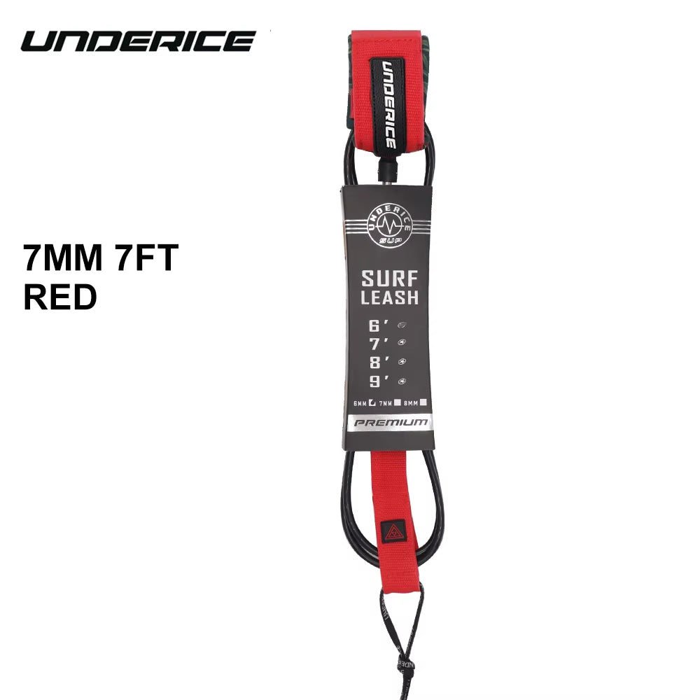 Surf Leash SUP Board 6-10FT Surfboard Leash Surf Leg Rope Surfing Leash for All Surfboard Foot Rope Surf Accessories