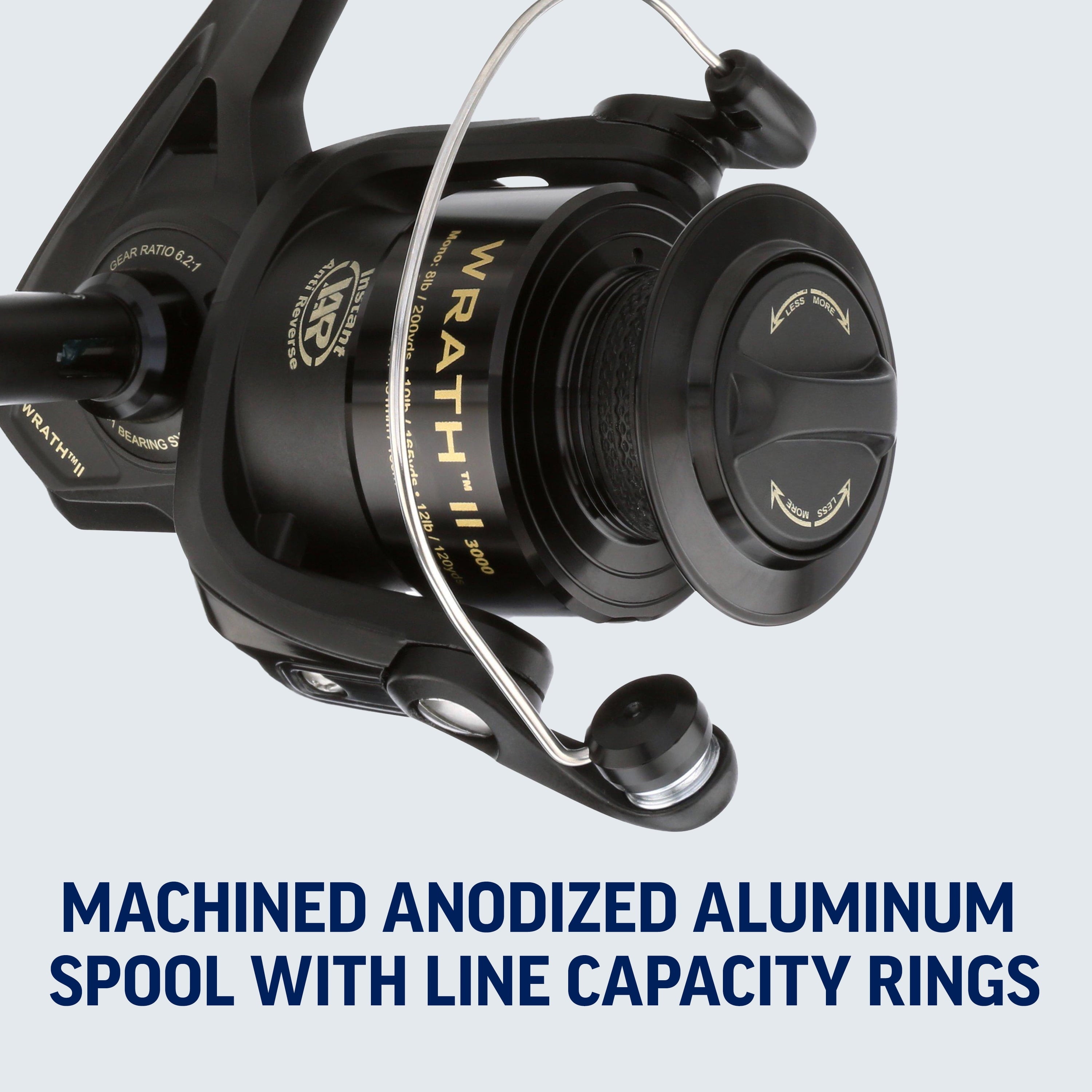 Wrath® II Spinning Reel, 6000 Size Fishing Reel