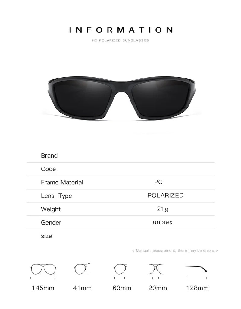 Polarized Sports Cycling Fishing Running Sunglasses Rayed Sun Ciclismo Goggles Outdoor Polarized Sunglasses Men Women Eyewear