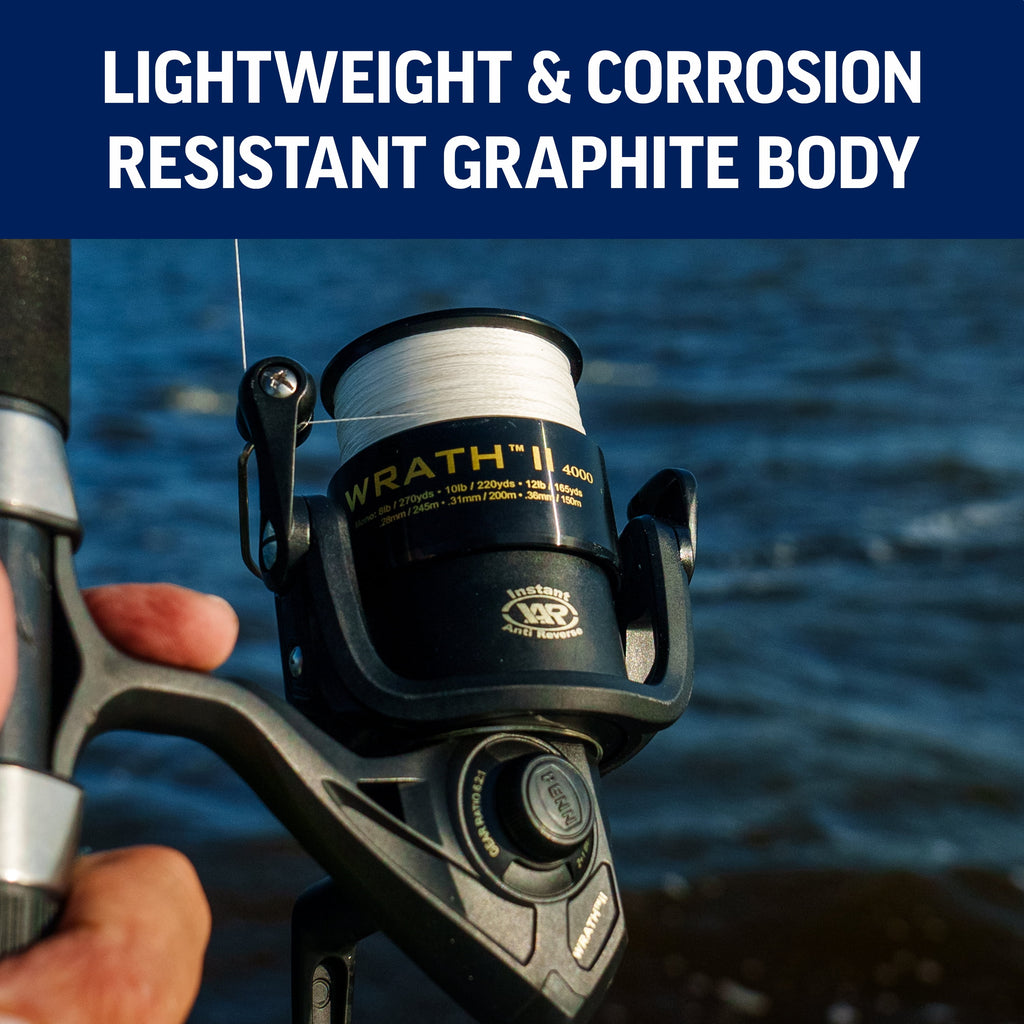 Wrath® II Spinning Reel, 6000 Size Fishing Reel